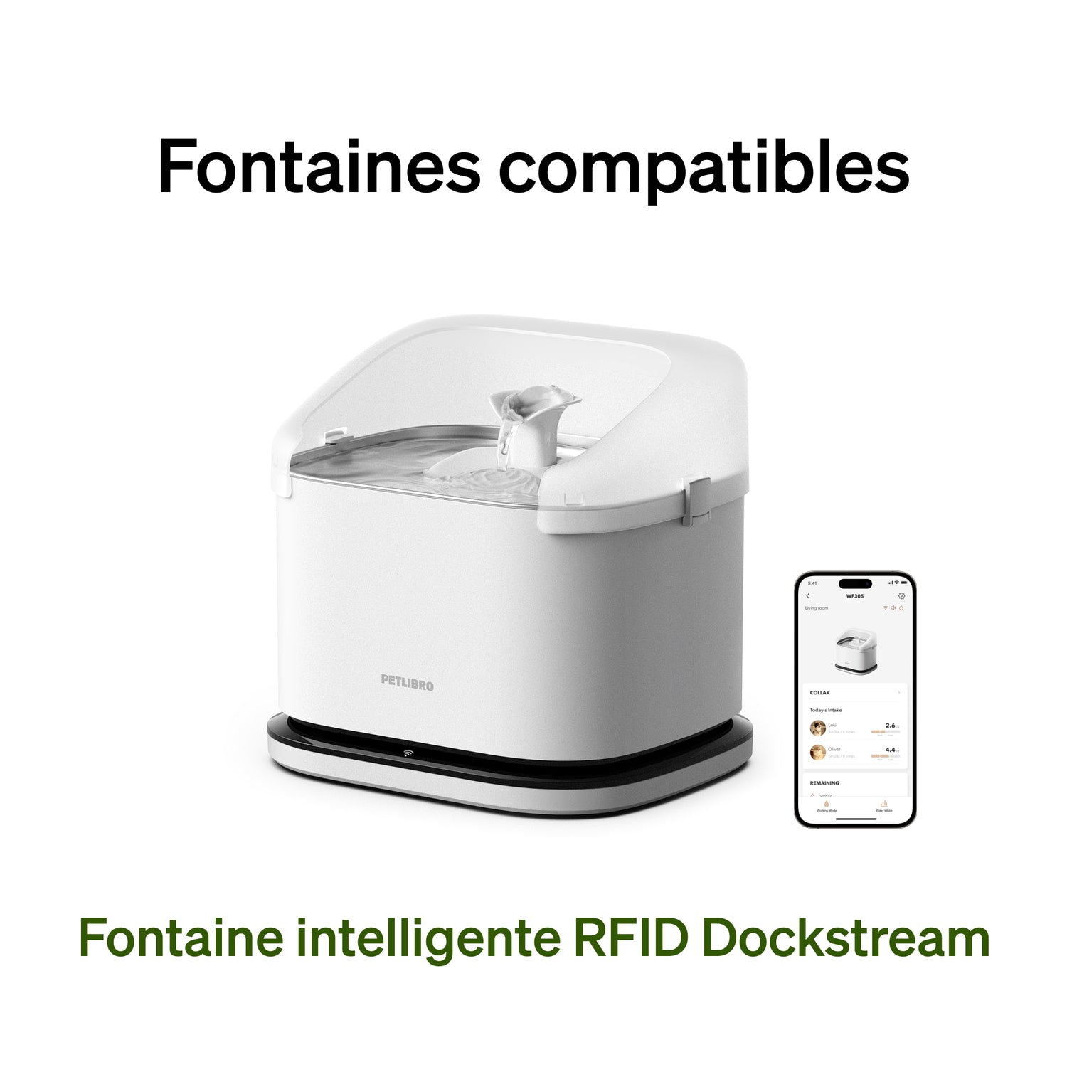 Filtre de rechange pour Fontaine RFID Dockstream