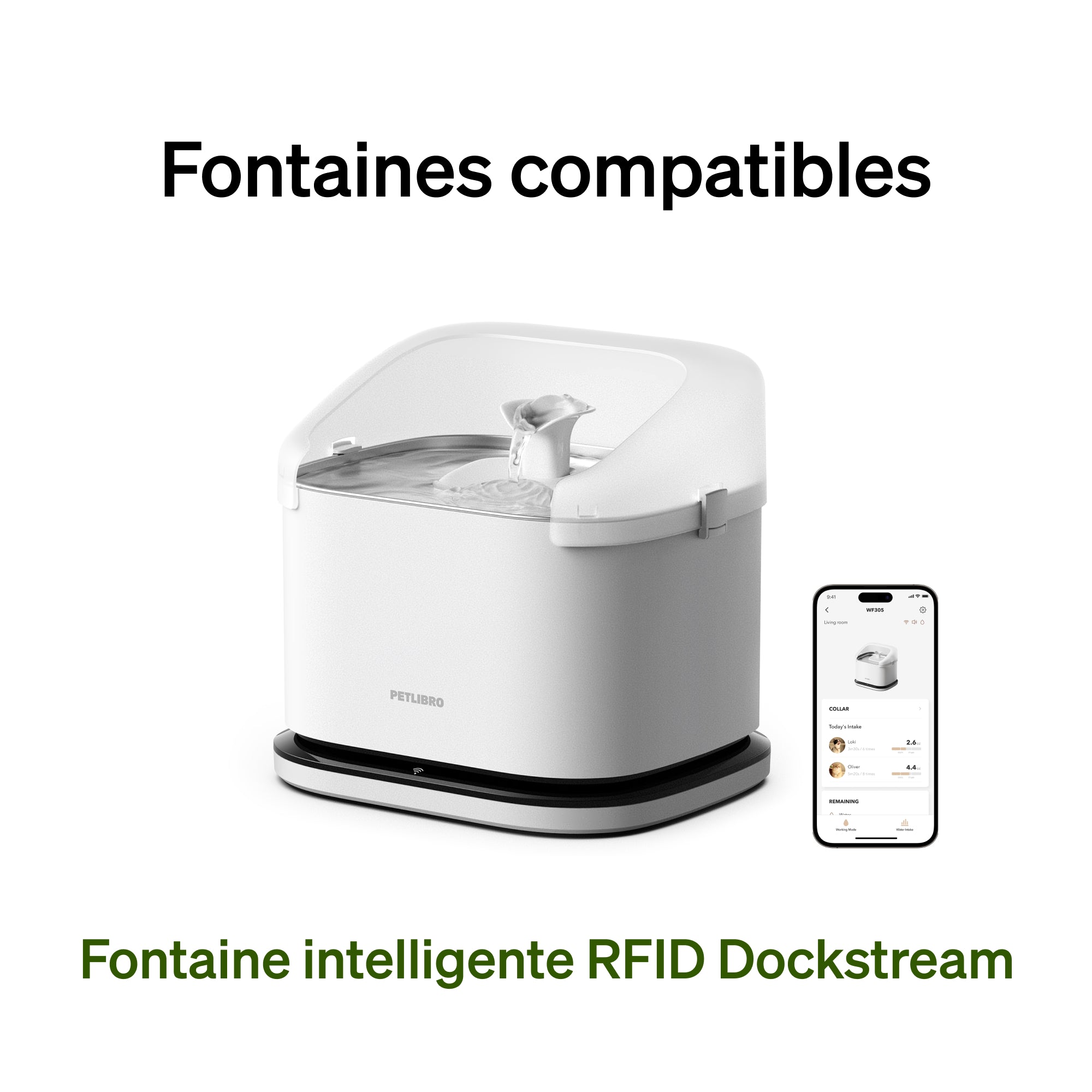 Filtre de rechange pour Fontaine RFID Dockstream