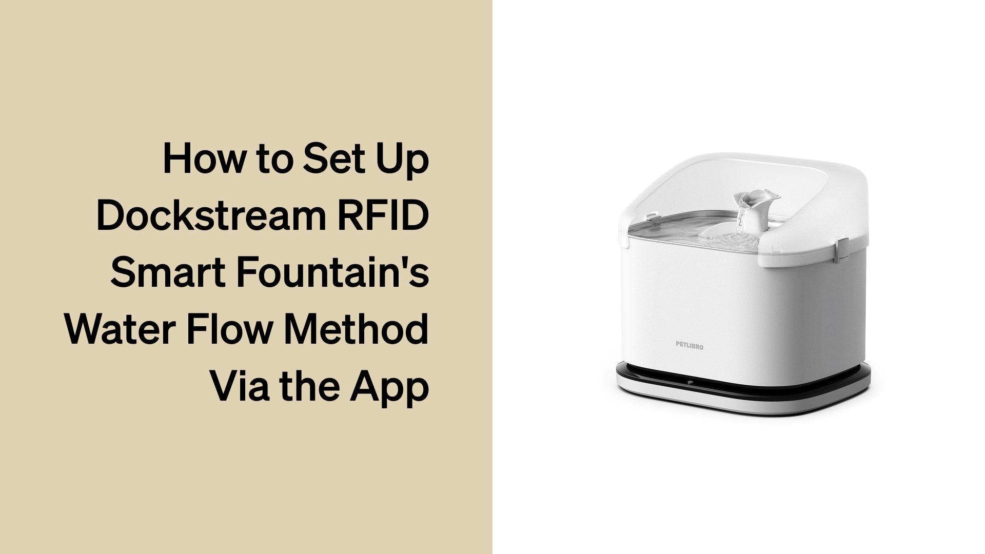 Petlibro PETLIBRO fontaine à eau RFID blanche pour animal de compagnie, chat; mention distributeur automatique de nourriture et bac à litière