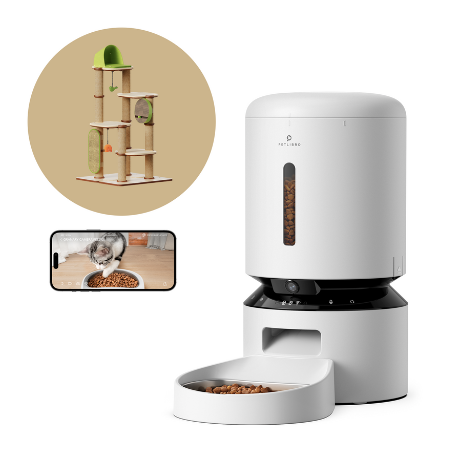TEST - 1 Granary Distributeur Avec Caméra de Surveillance 1 INFINITY Cat Tree Offert