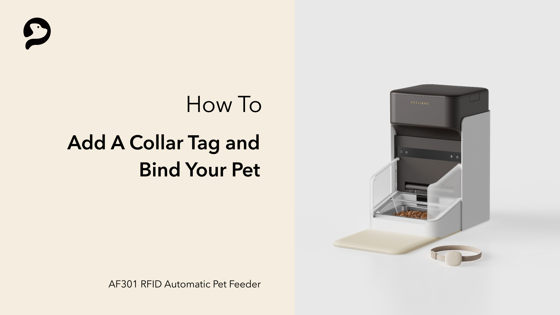 Petlibro PETLIBRO distributeur automatique de nourriture RFID gris pour animal de compagnie chat, avec tag; mention fontaine à eau et bac à litière