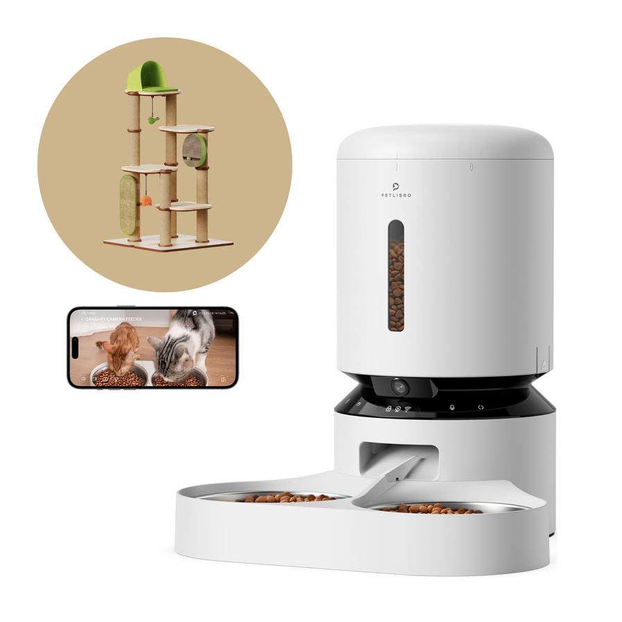 TEST - 1 Granary Distributeur Avec Caméra de Surveillance 1 INFINITY Cat Tree Offert