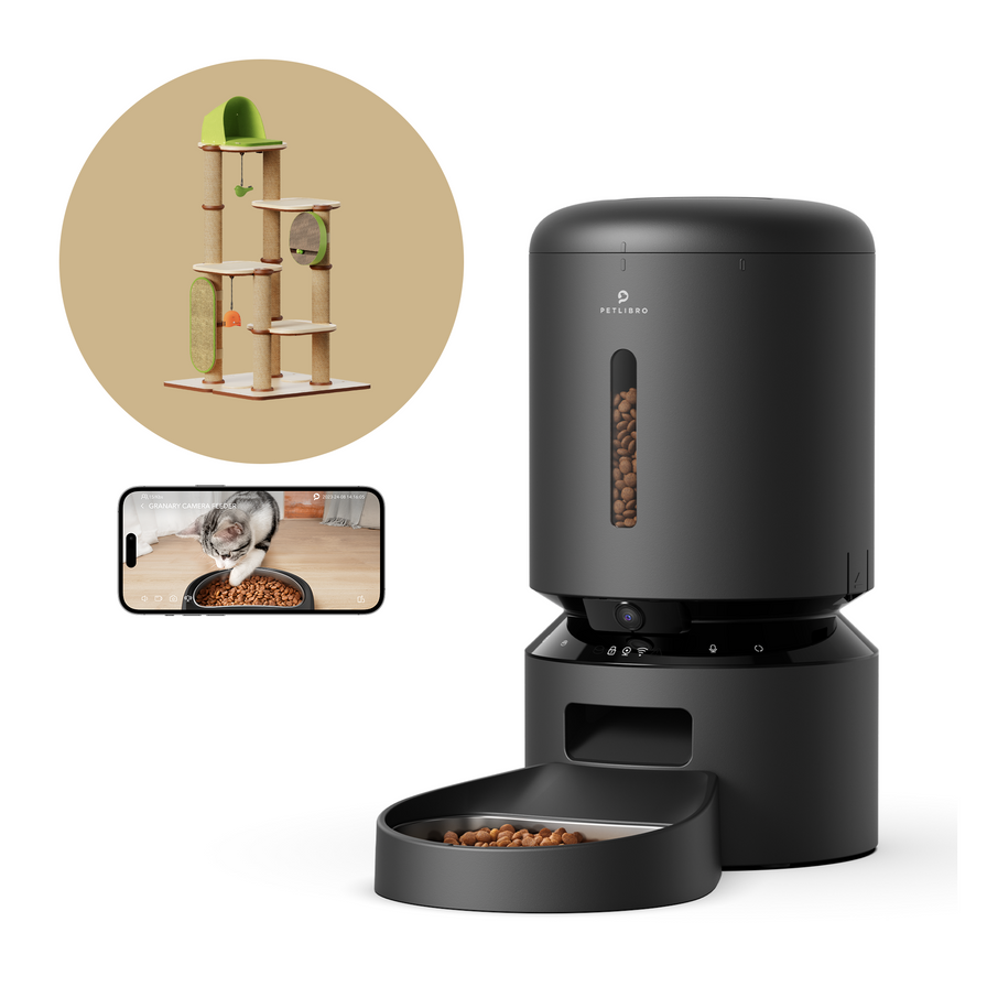 TEST - 1 Granary Distributeur Avec Caméra de Surveillance 1 INFINITY Cat Tree Offert