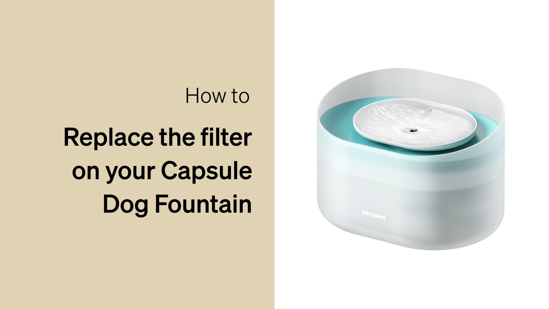 Petlibro PETLIBRO fontaine à eau pour animal de compagnie, chat; visuel guide, pas distributeur automatique de nourriture ni bac à litière