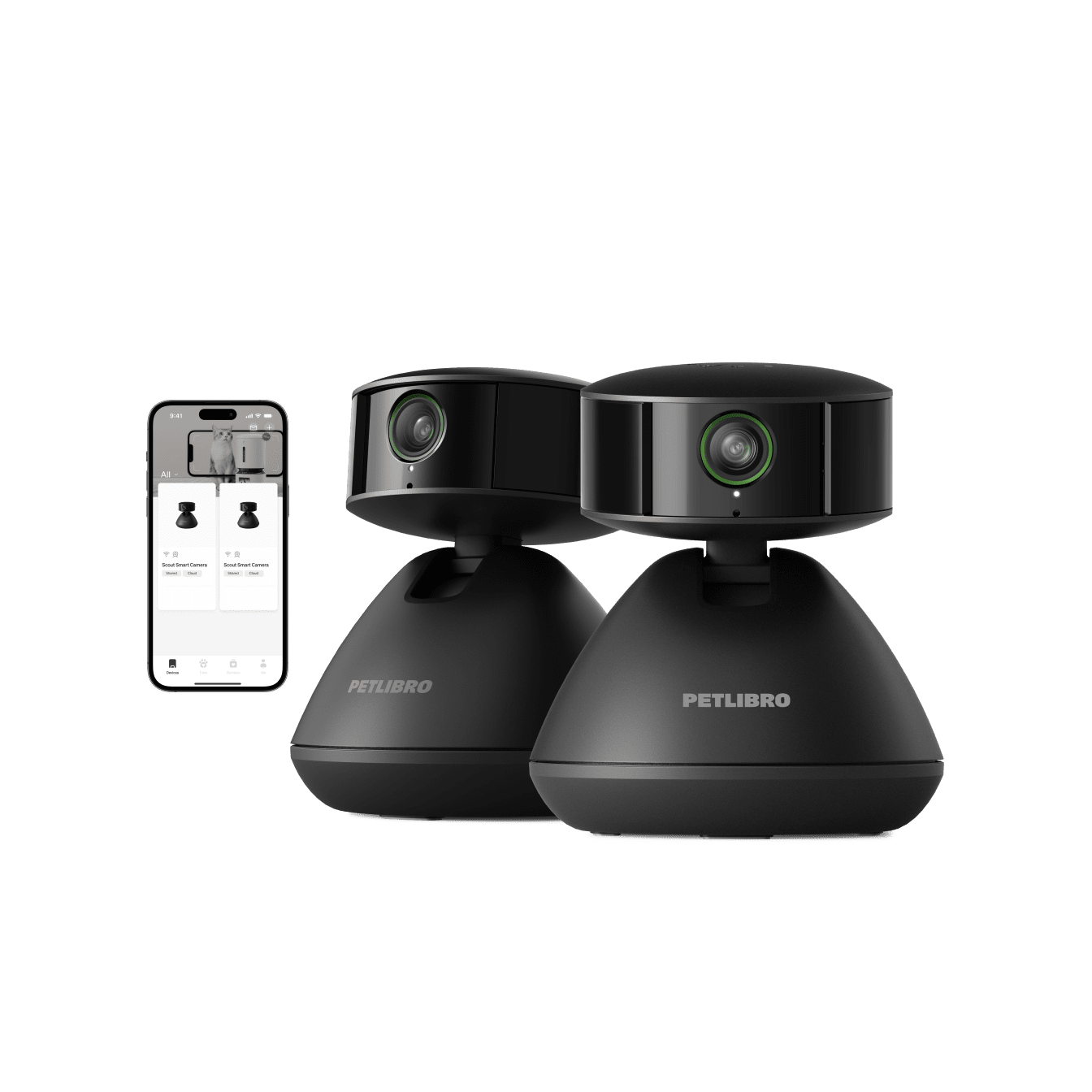 Petlibro caméra PETLIBRO pour animal de compagnie; chat via appli, pas de distributeur automatique de nourriture, fontaine à eau, bac à litière visibles