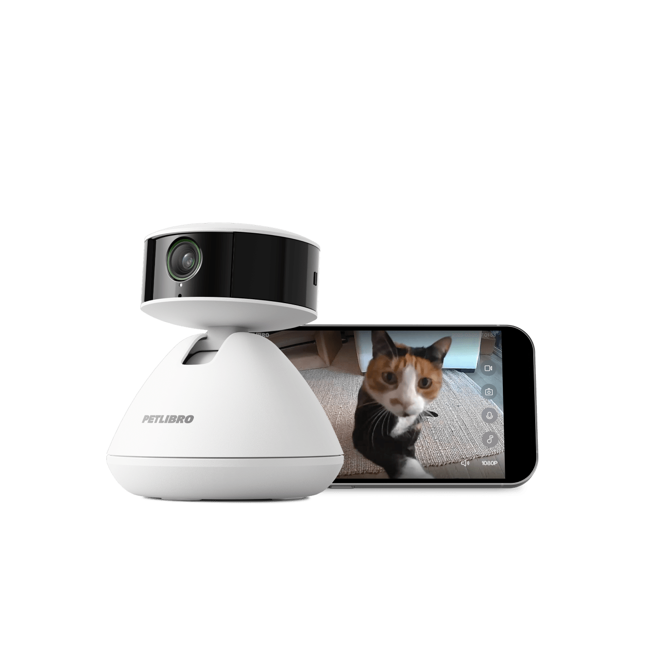 Petlibro PETLIBRO caméra pour animal de compagnie, chat à l’écran; pas de distributeur automatique de nourriture, fontaine à eau ni bac à litière