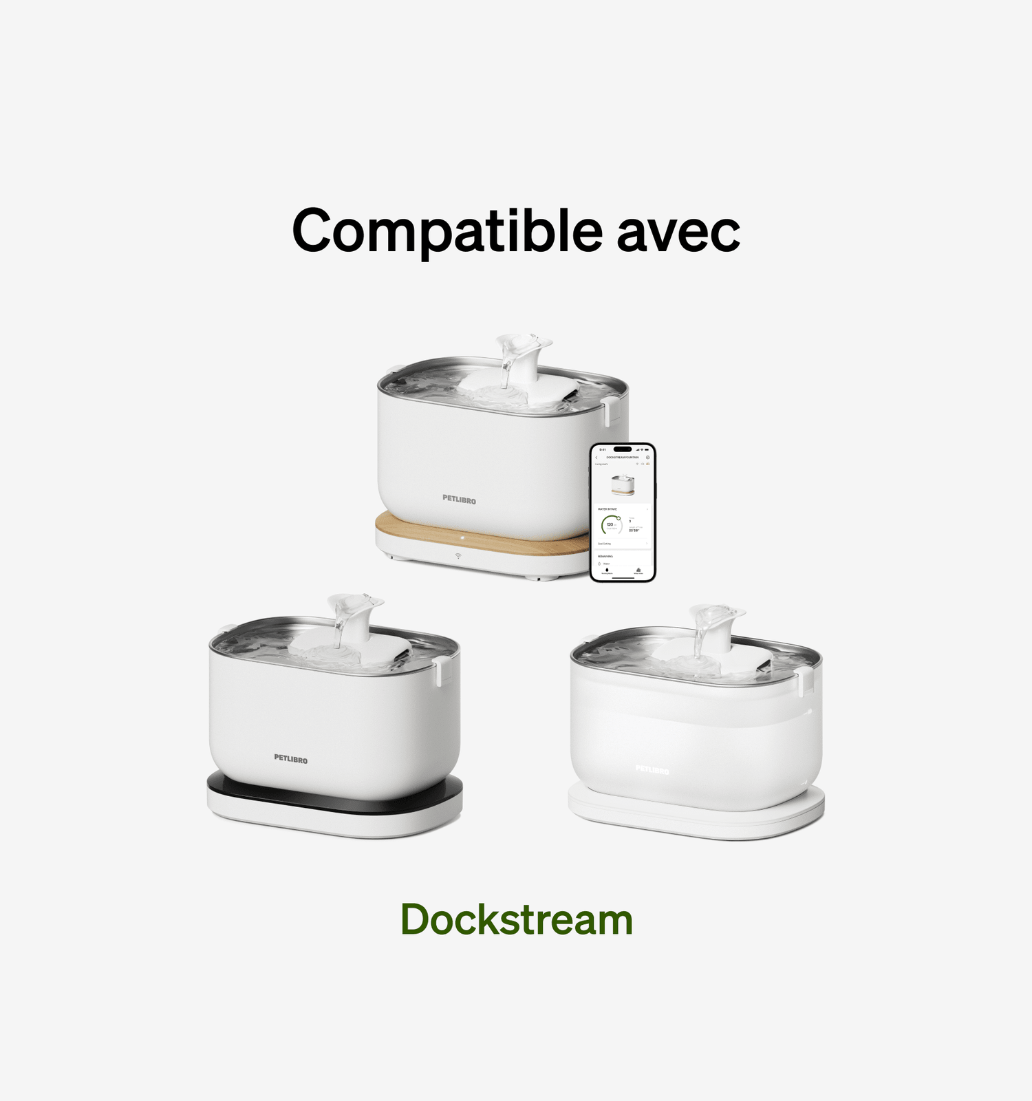 Dockstream Pompe De Remplacement Pour Fontaine 