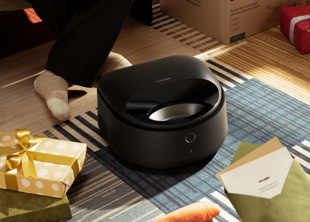Petlibro PETLIBRO pour animal de compagnie: chat, distributeur automatique de nourriture, fontaine à eau, bac à litière noir au sol salon