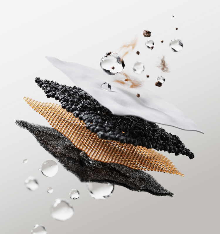 Petlibro PETLIBRO filtre pour fontaine à eau, couches anti-poils et charbon; pour animal de compagnie chat, bac à litière et distributeur automatique de nourriture