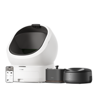 Petlibro PETLIBRO pour animal de compagnie: bac à litière chat, distributeur automatique de nourriture et fontaine à eau connectés.