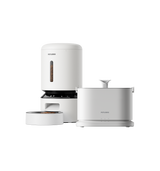 Petlibro PETLIBRO pour animal de compagnie: chat, distributeur automatique de nourriture blanc, fontaine à eau et bac à litière assortis
