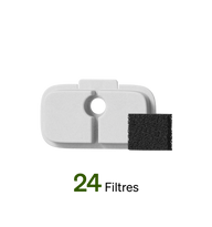 Petlibro PETLIBRO filtre blanc et mousse noire pour fontaine à eau, animal de compagnie chat, compatible distributeur automatique de nourriture et bac à litière