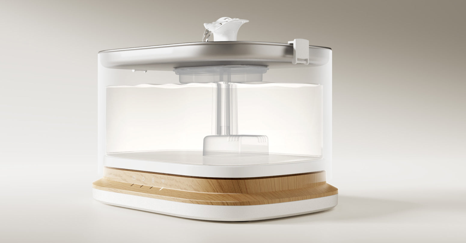 Petlibro PETLIBRO fontaine à eau pour animal de compagnie, chat; mention distributeur automatique de nourriture et bac à litière
