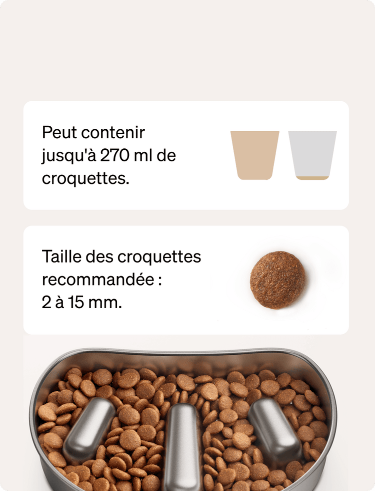 Petlibro PETLIBRO animal de compagnie chat, distributeur automatique de nourriture 270 ml; fontaine à eau et bac à litière compatibles.