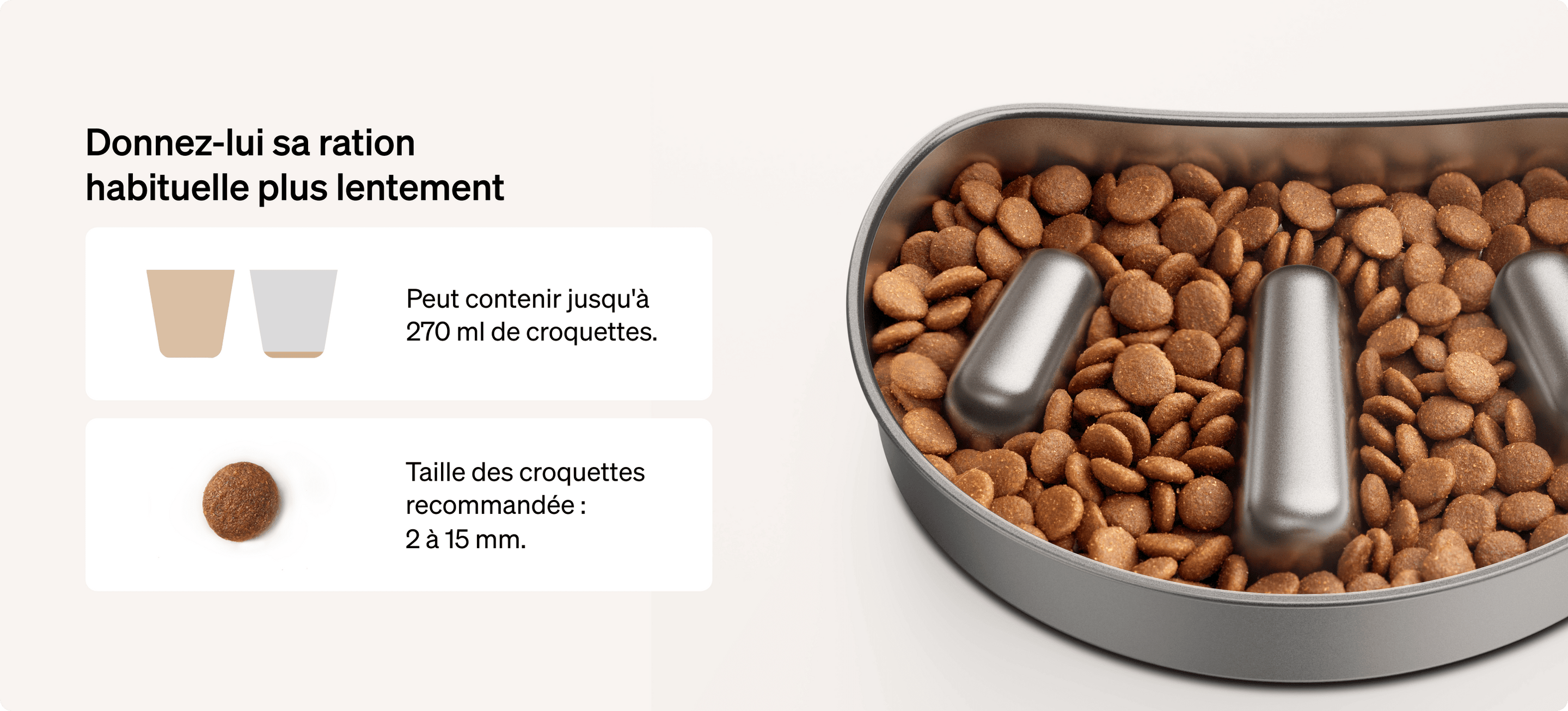 Petlibro PETLIBRO bol anti-glouton pour animal de compagnie chat; distributeur automatique de nourriture, fontaine à eau, bac à litière.