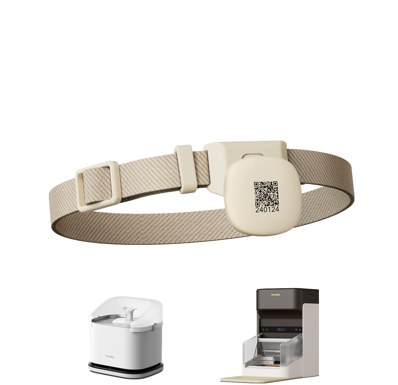 Collier avec médaillon RFID