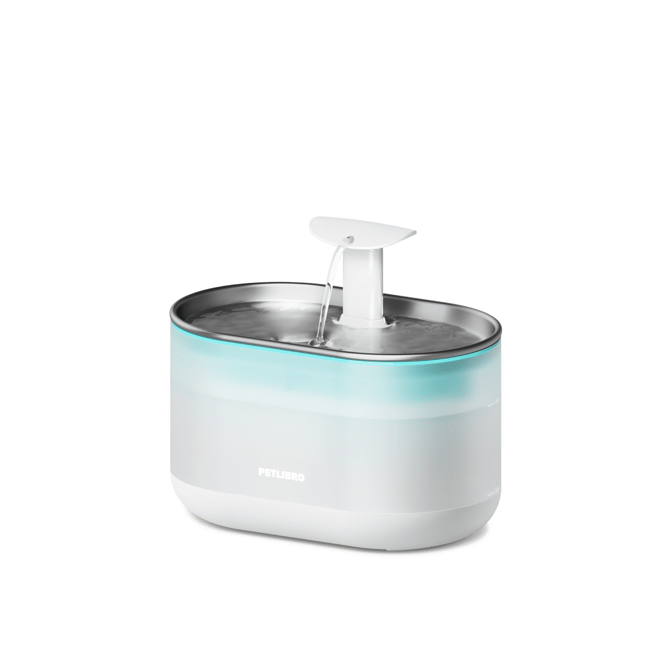 Petlibro PETLIBRO fontaine à eau blanche et bleue pour animal de compagnie chat, avec distributeur automatique de nourriture et bac à litière
