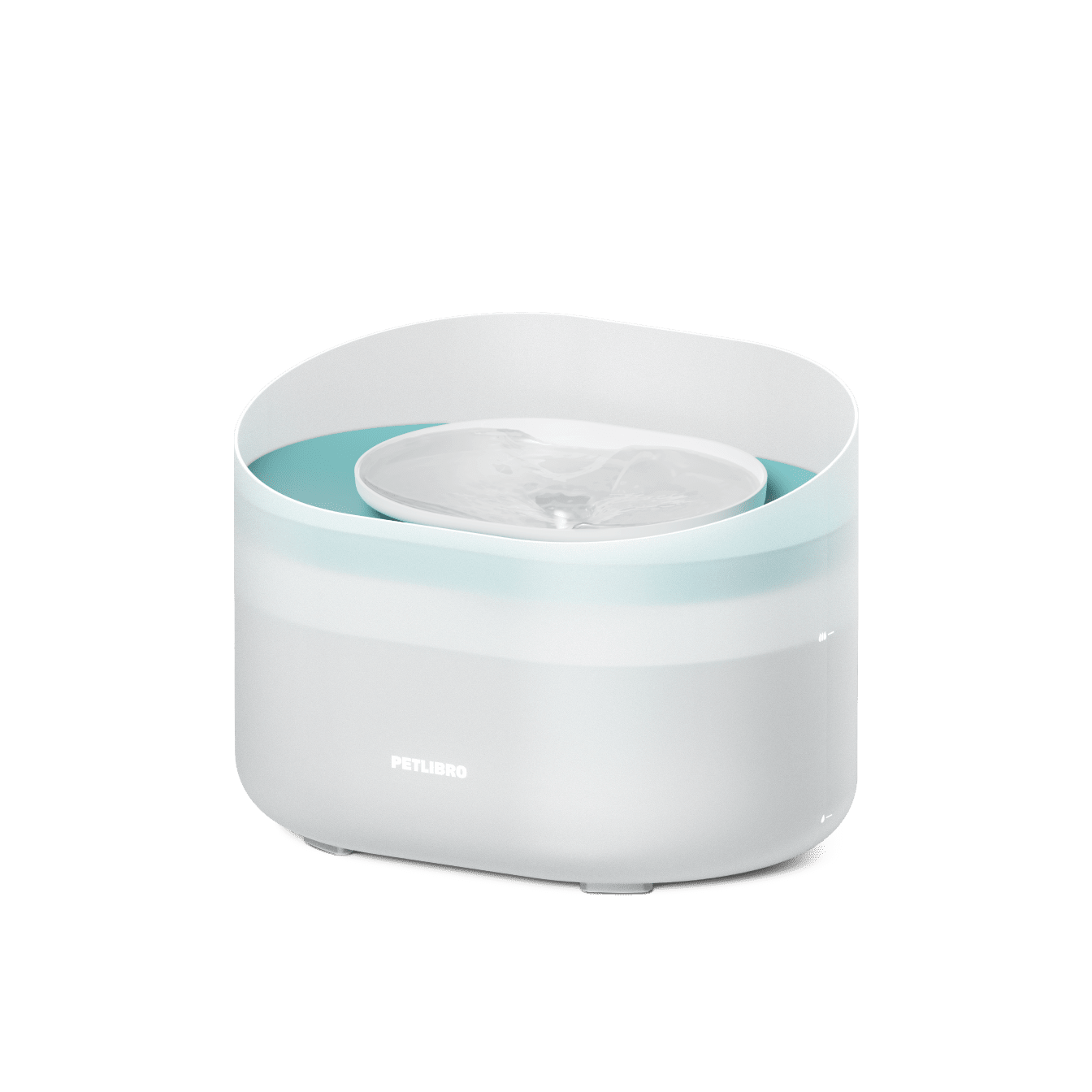 Petlibro PETLIBRO fontaine à eau blanche pour animal de compagnie chat, avec bac à litière et distributeur automatique de nourriture mentionnés