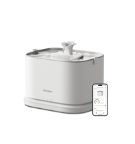 Petlibro PETLIBRO fontaine à eau blanche pour animal de compagnie, chat, avec appli; mention distributeur automatique de nourriture et bac à litière