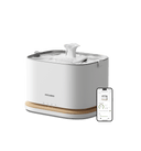 Petlibro PETLIBRO fontaine à eau blanche pour animal de compagnie chat; mention distributeur automatique de nourriture et bac à litière sur appli mobile