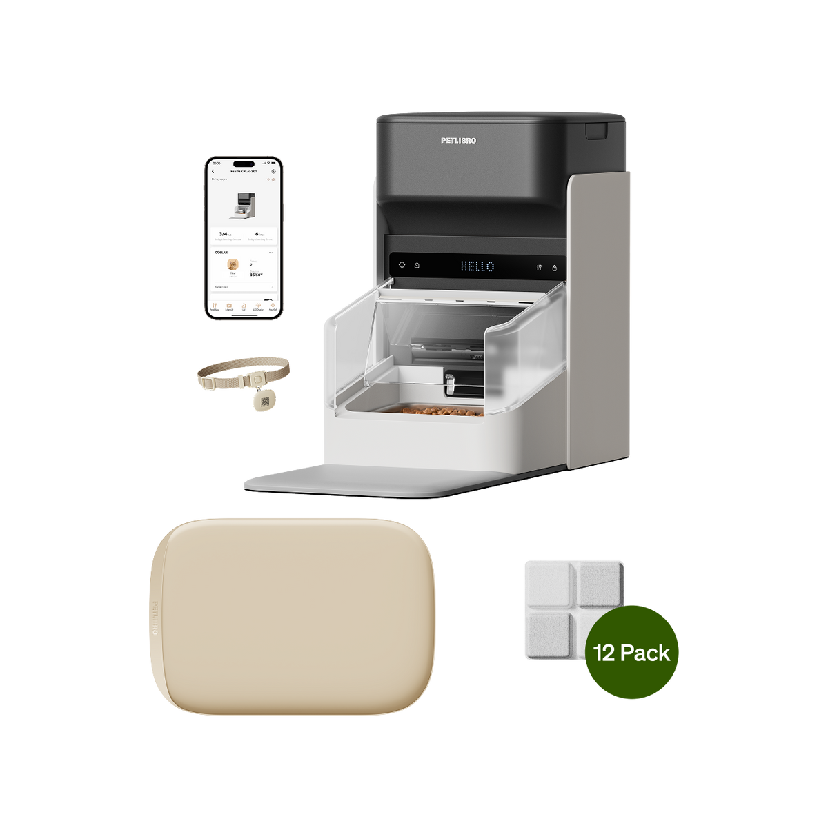 Pack Repas Personnalisés pour Chat – Mangeoire RFID et Accessoires