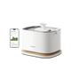 Petlibro PETLIBRO fontaine à eau blanche connectée pour animal de compagnie chat, avec appli; mention distributeur automatique de nourriture, bac à litière