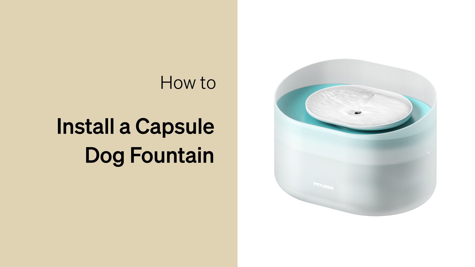 Petlibro PETLIBRO fontaine à eau bleu pour animal de compagnie; mention chat, distributeur automatique de nourriture, bac à litière