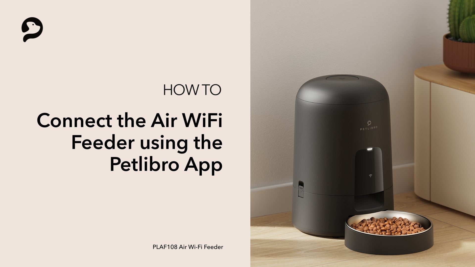 Petlibro PETLIBRO guide: distributeur automatique de nourriture WiFi pour animal de compagnie, chat; mention fontaine à eau, bac à litière